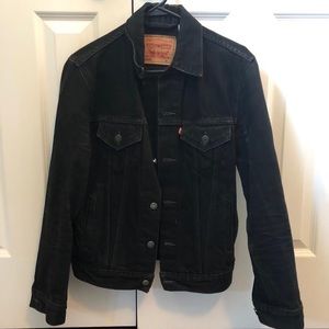 Men’s Black Denim Levi’s Jacket